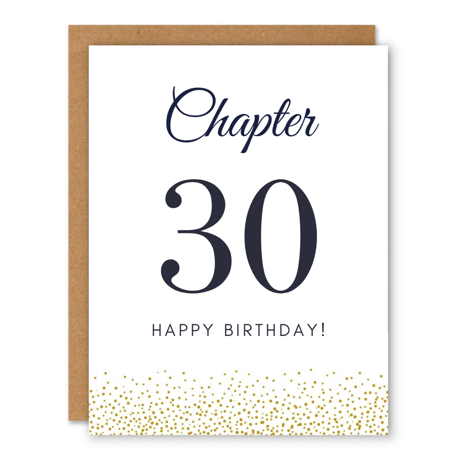 Chapter 30 Birthday Card