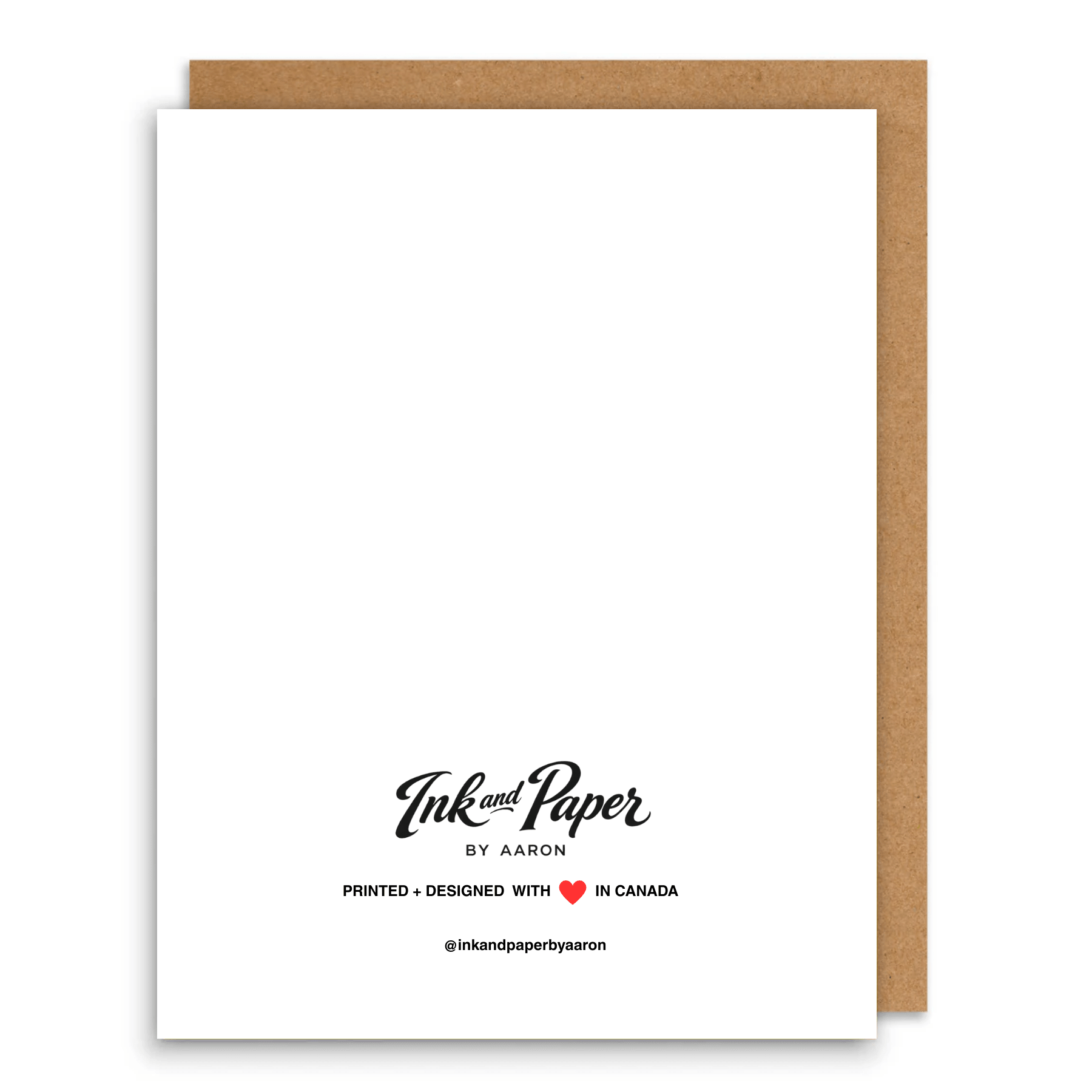 Hello Baby Minimal New Baby Card - Ink and Paper by Aaron