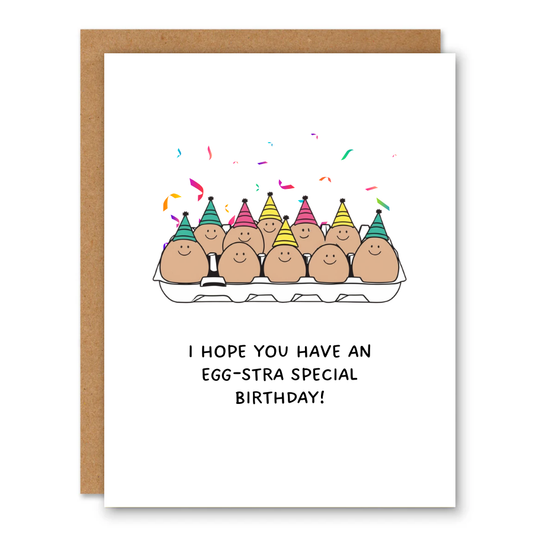 Egg-stra Special Birthday Card