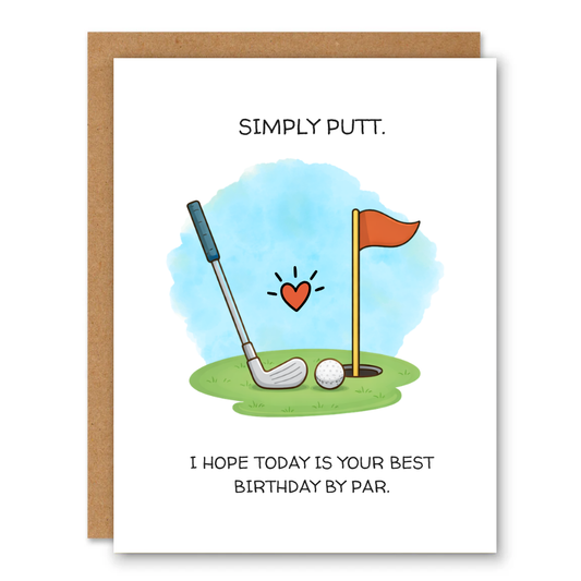 Best Birthday by Par Birthday Card