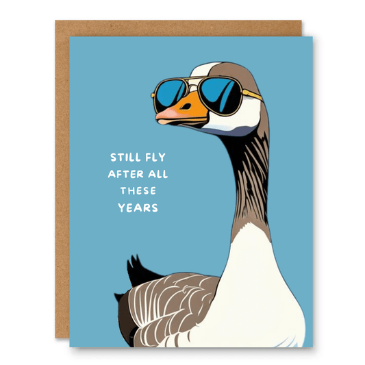 Still Fly After All These Years Card - Ink and Paper by Aaron