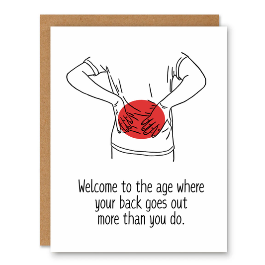 Your Back Goes Out More Than You Do Card