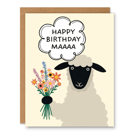 Happy Birthday Maaa Card - Ink and Paper by Aaron