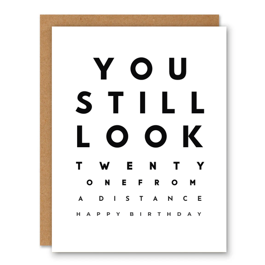 You Still Look 21 Birthday Card