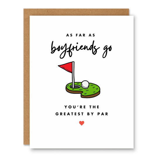 Greatest Boyfriend by Par Card - Ink and Paper by Aaron