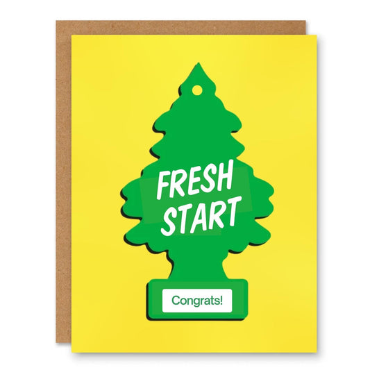 Fresh Start Congrats Card, New Job, New Home, Encouragement - Ink and Paper by Aaron